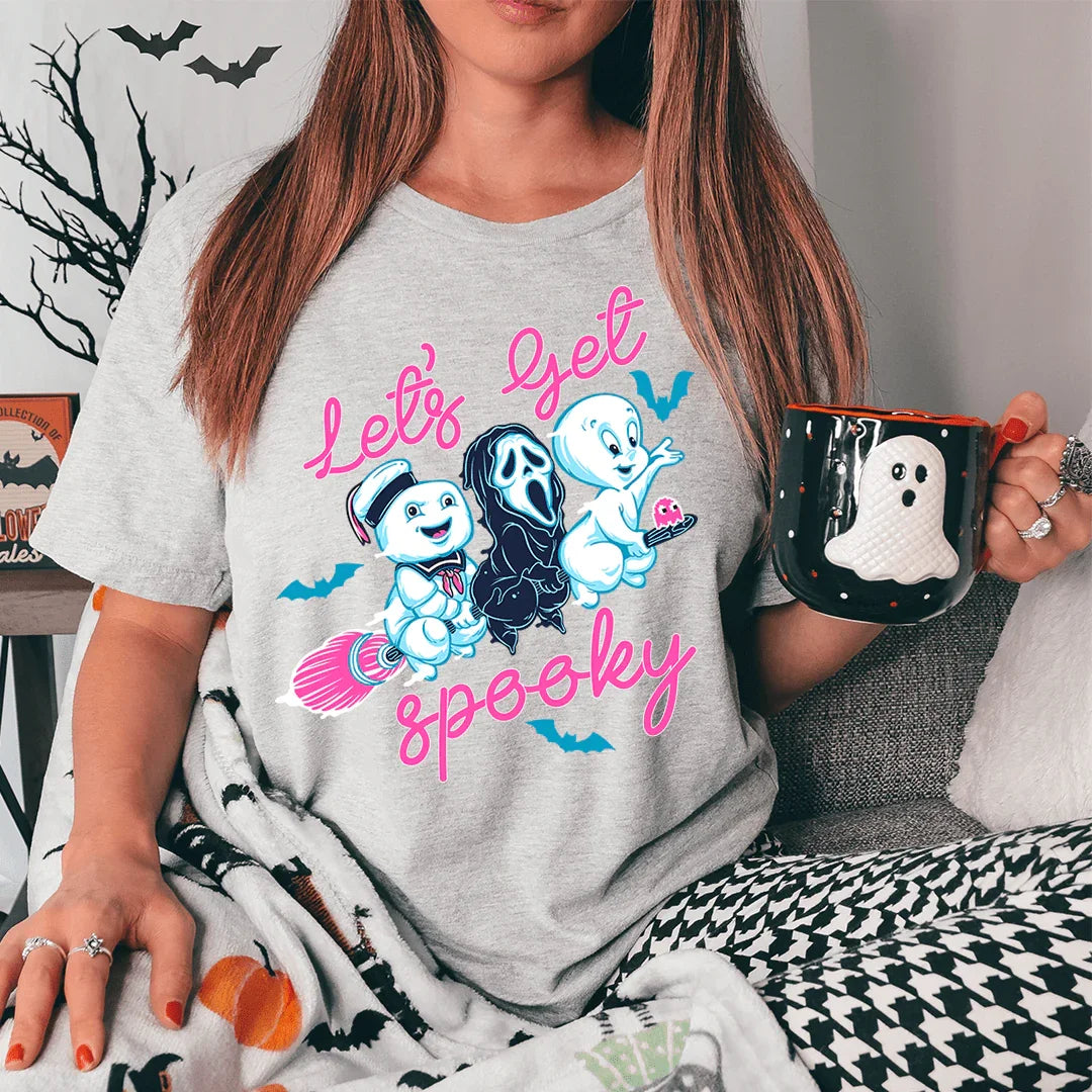 Let's Get Spooky Tee Athletic Heather / S Printify T-Shirt T-Shirt