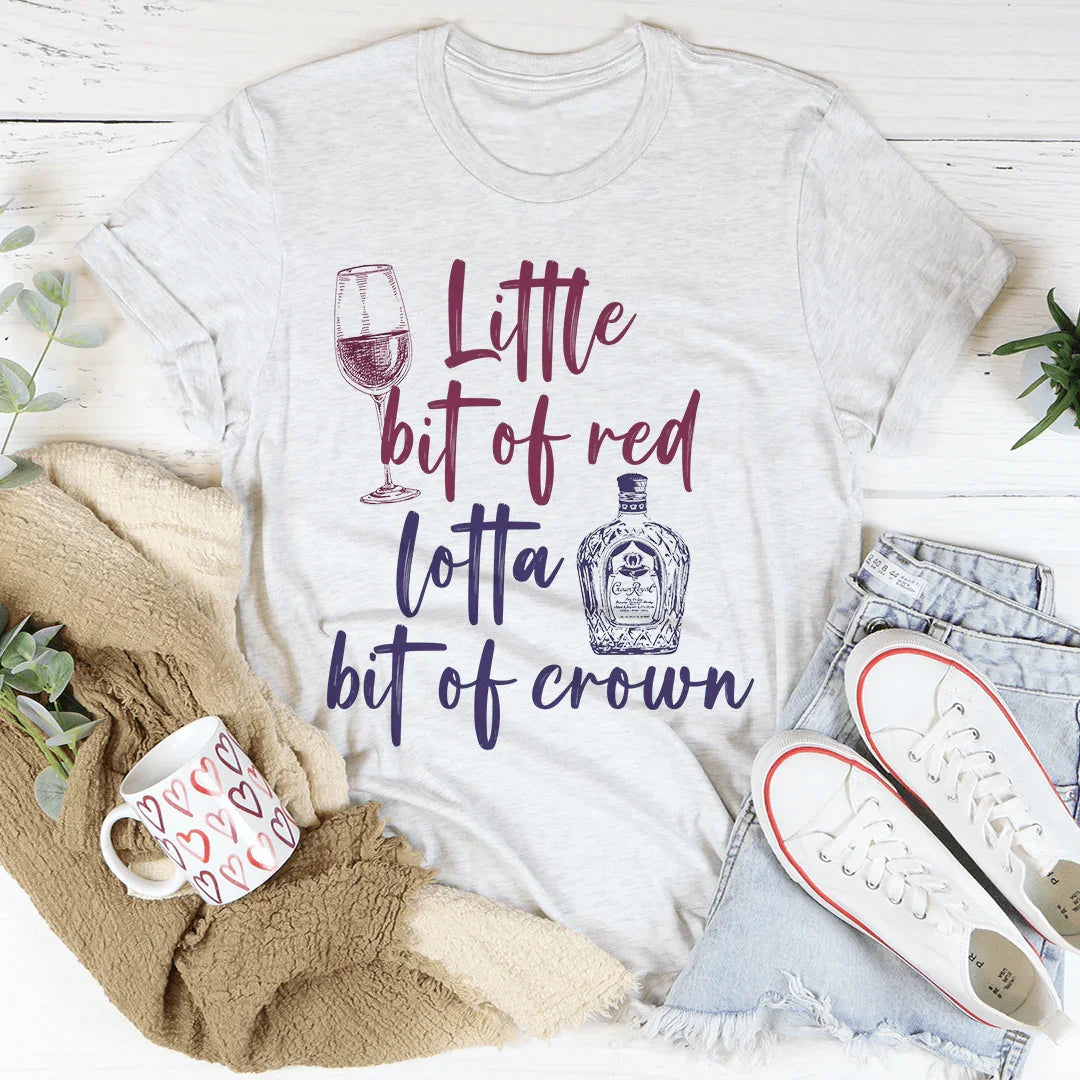 Little Bit Of Red Tee Ash / S Peachy Sunday T-Shirt