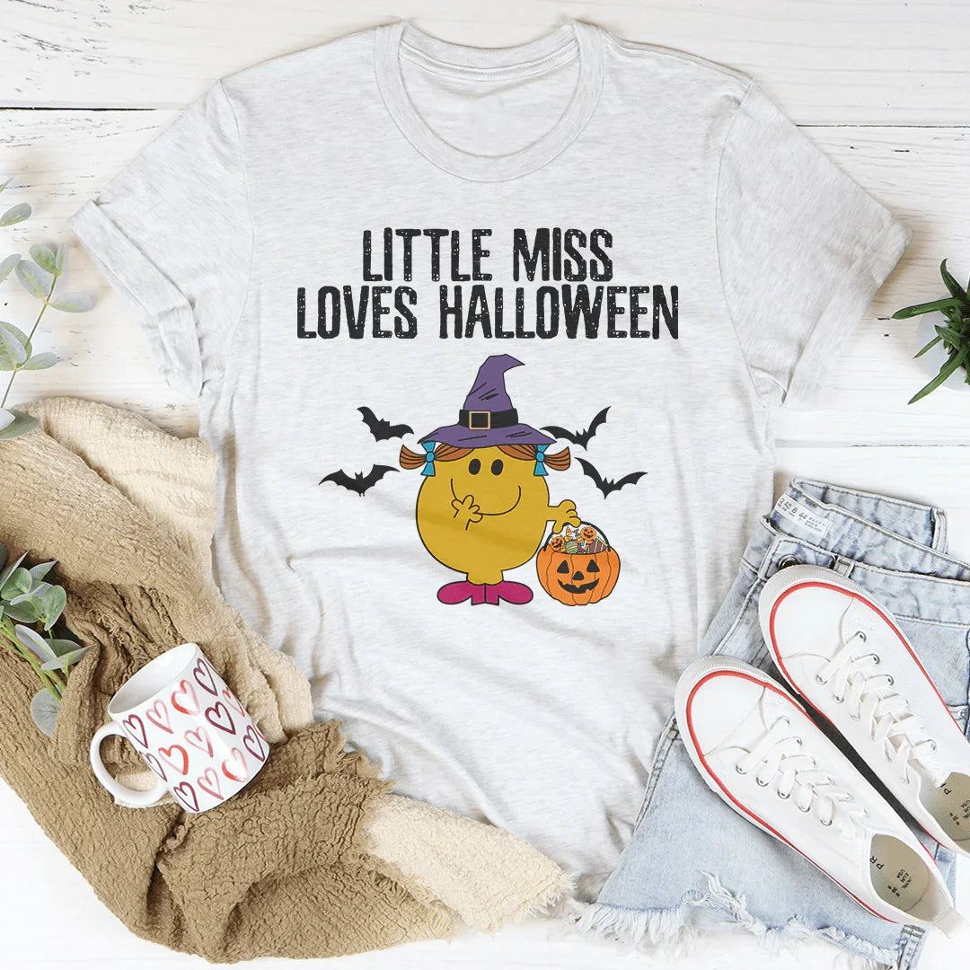 Little Miss Loves Halloween Tee Peachy Sunday T-Shirt