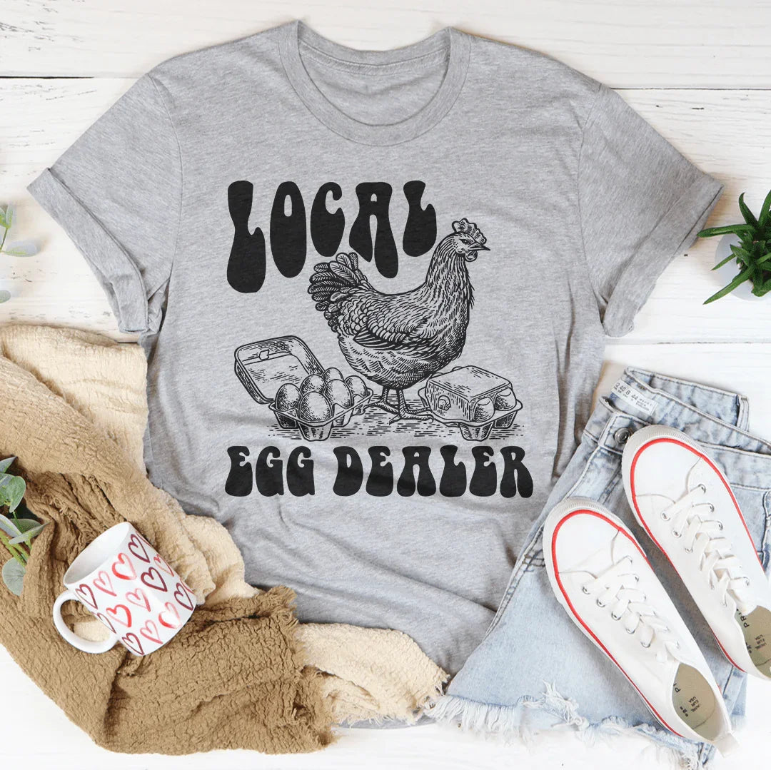 Local Egg Dealer Tee Peachy Sunday T-Shirt