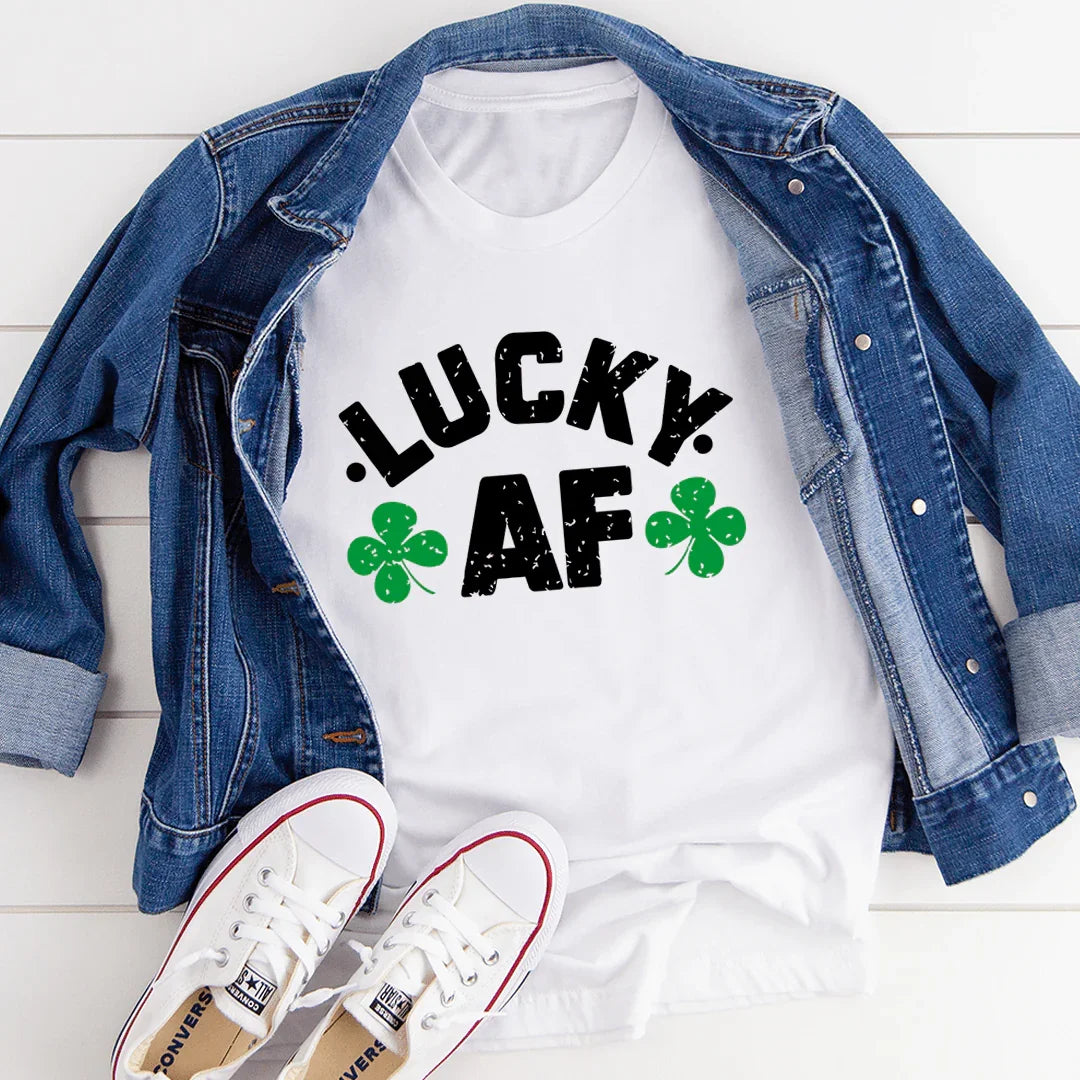 Lucky AF Tee White / S Peachy Sunday T-Shirt
