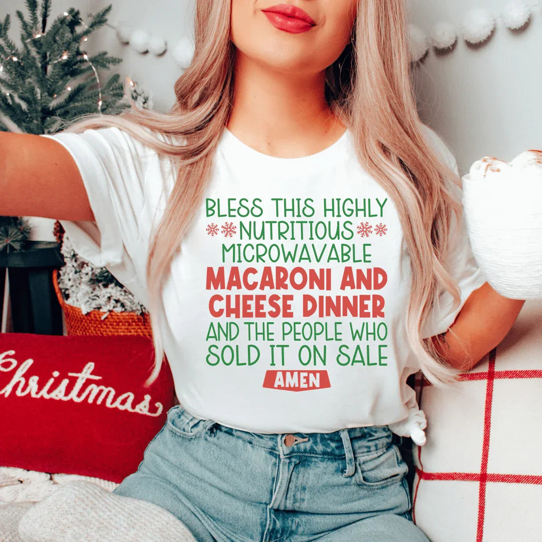 Macaroni And Cheese Dinner Tee Ash / S Peachy Sunday T-Shirt