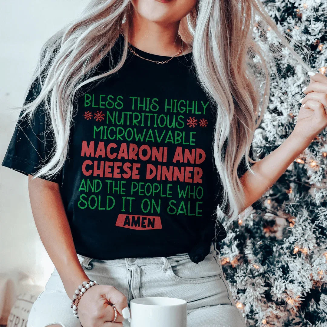 Macaroni And Cheese Dinner Tee Peachy Sunday T-Shirt