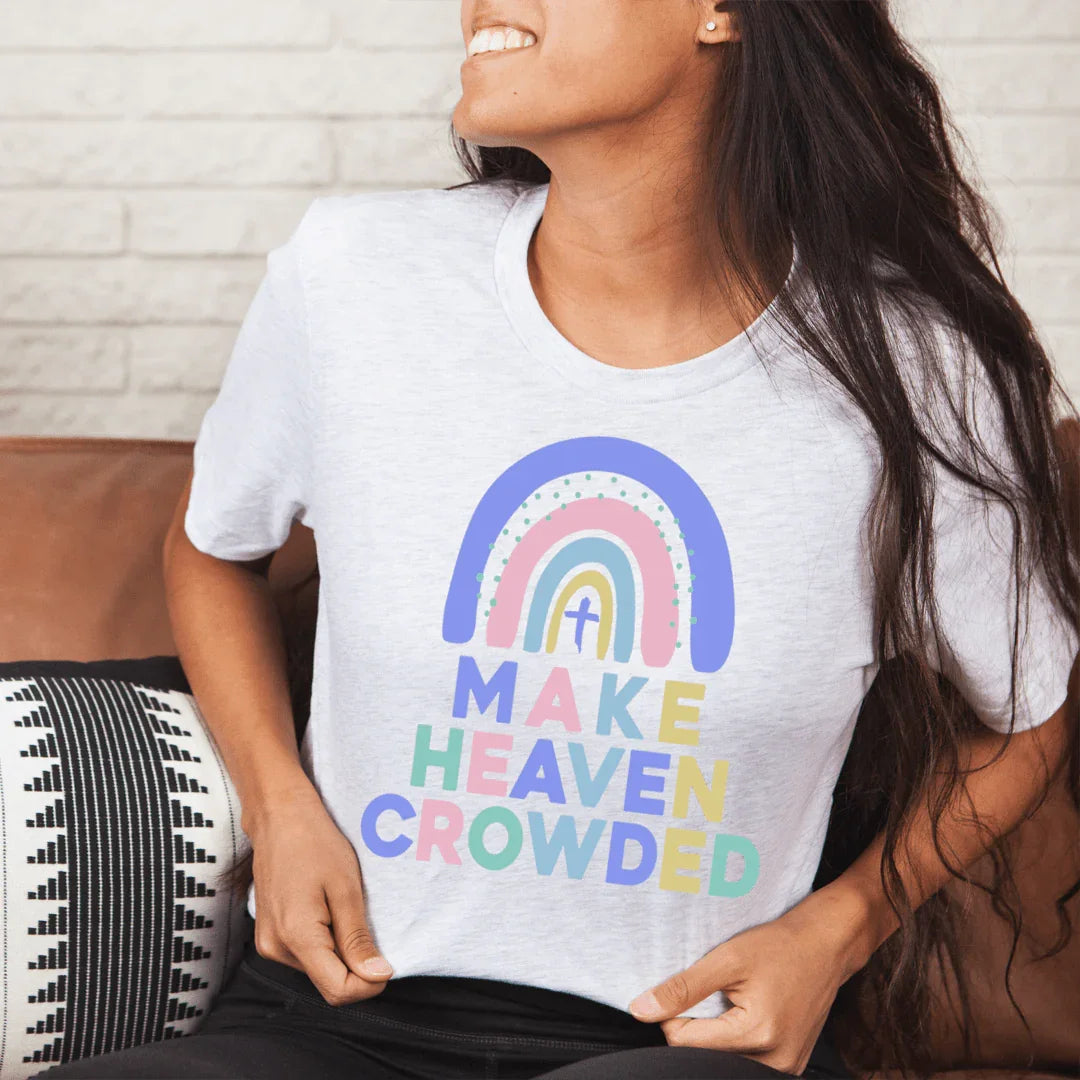 Make Heaven Crowded Tee Athletic Heather / S Peachy Sunday T-Shirt