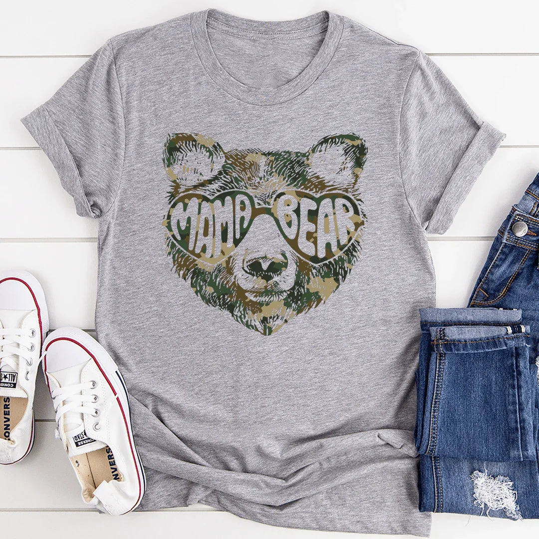 Mama Bear Tee Athletic Heather / S Peachy Sunday T-Shirt