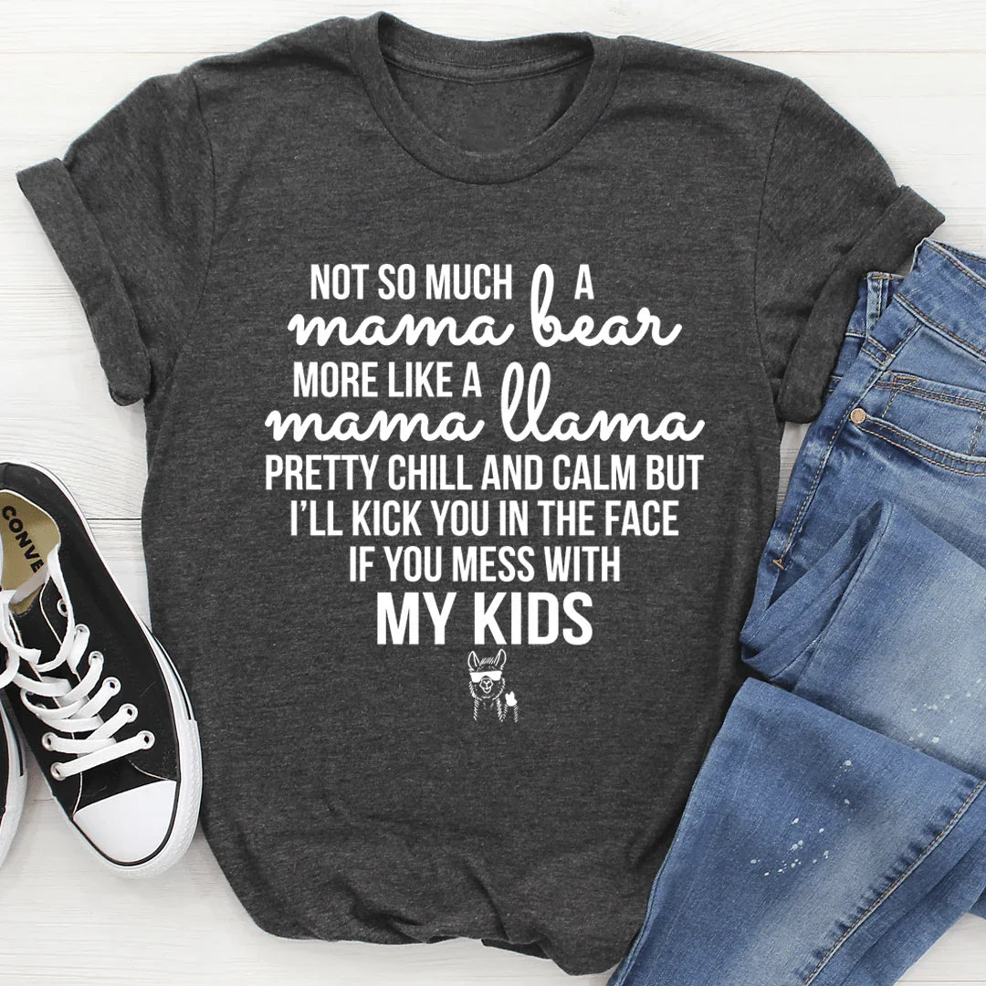 Mama Llama Tee Dark Grey Heather / S Peachy Sunday T-Shirt