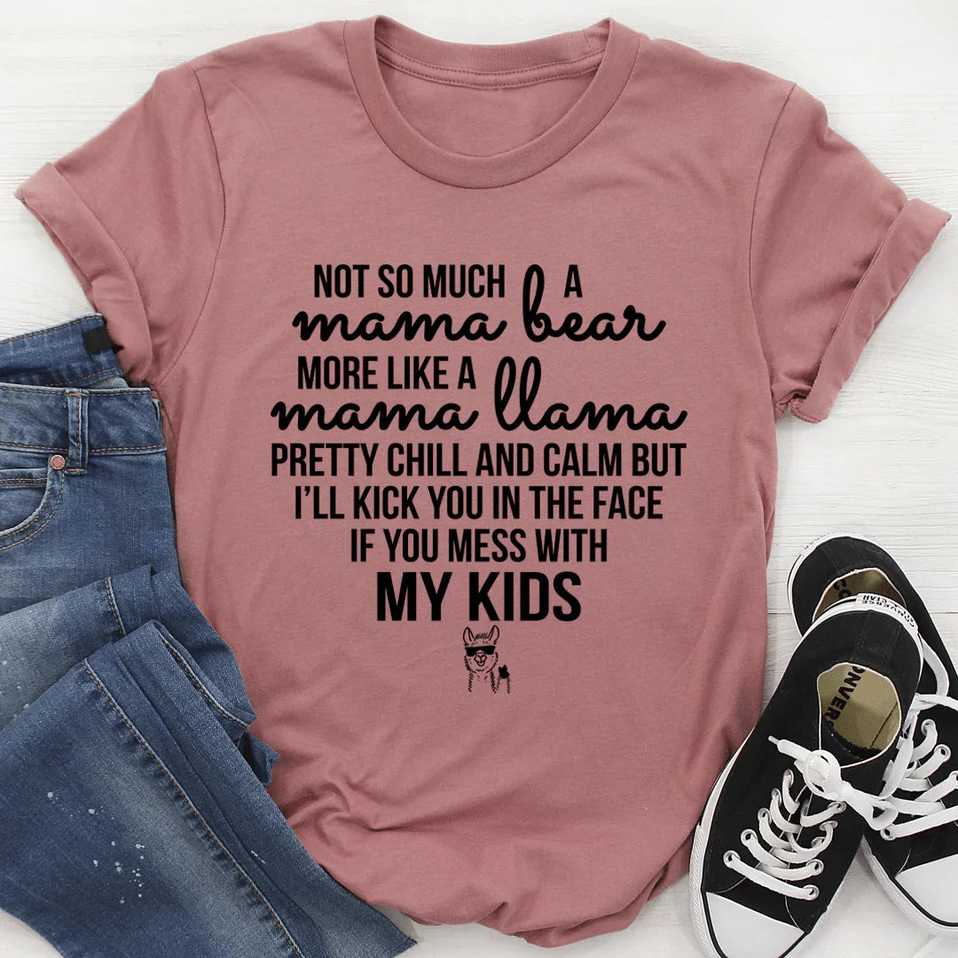 Mama Llama Tee Mauve / S Peachy Sunday T-Shirt