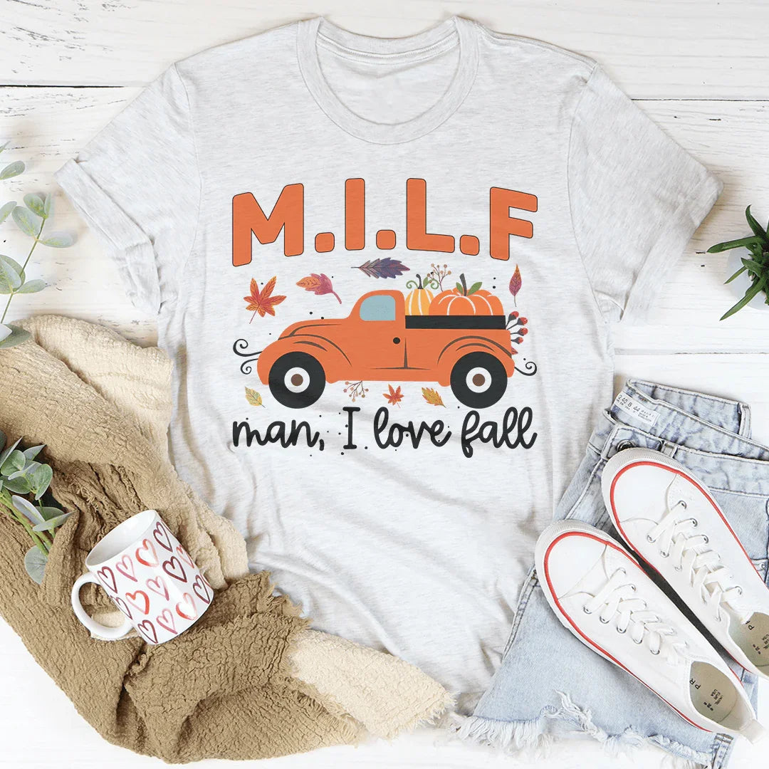 Man I Love Fall Tee Ash / S Peachy Sunday T-Shirt