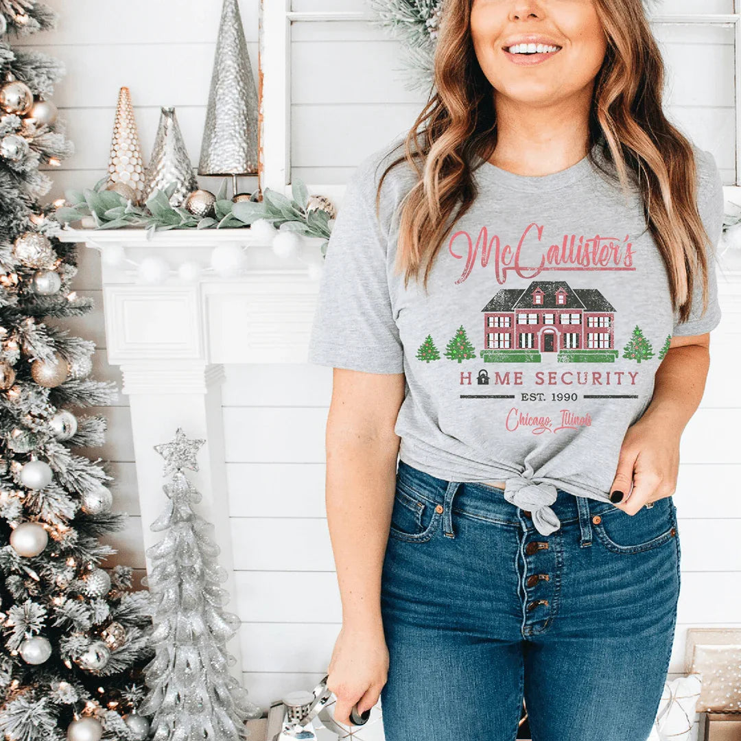 McCallister Home Security Tee Athletic Heather / S Peachy Sunday T-Shirt