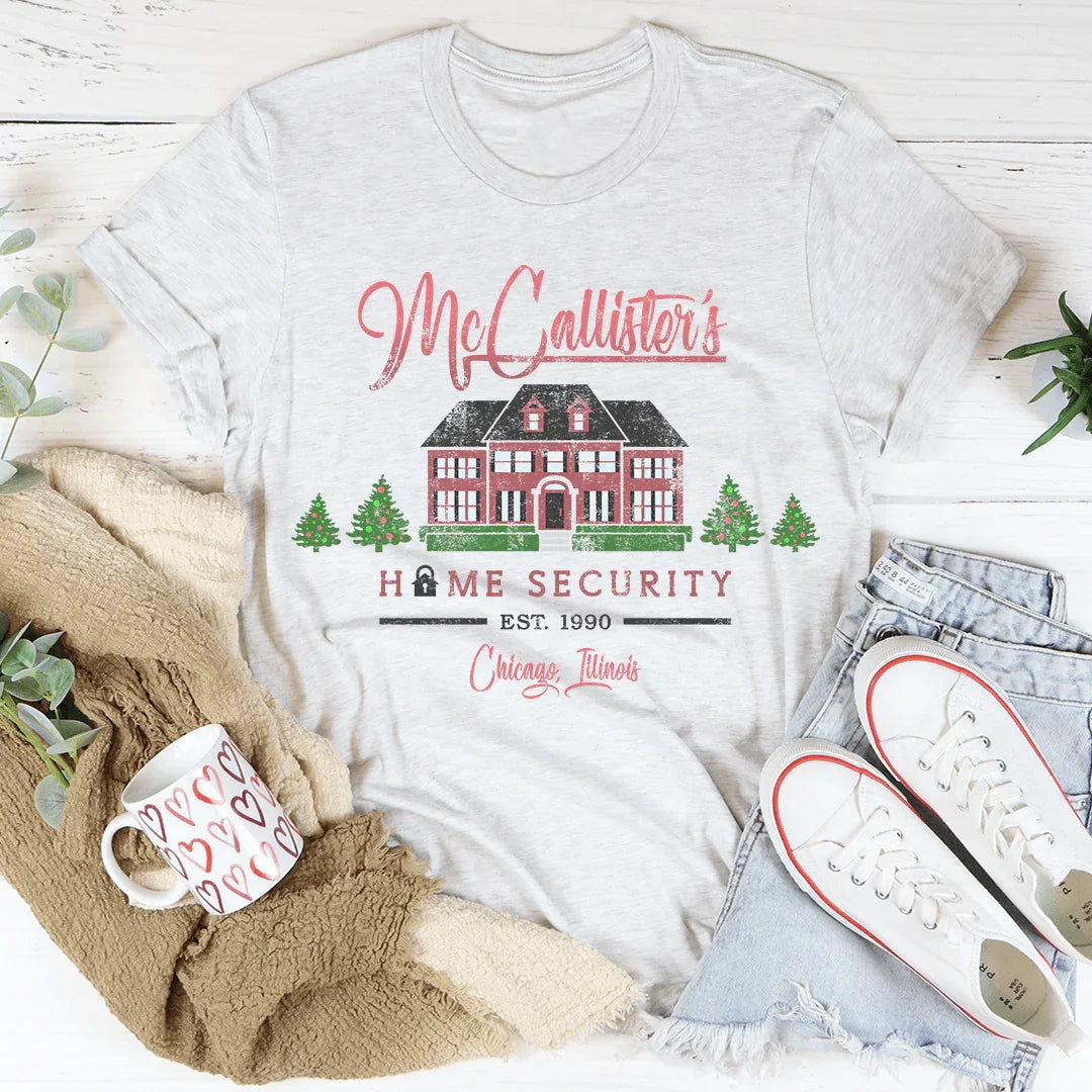 McCallister Home Security Tee Peachy Sunday T-Shirt