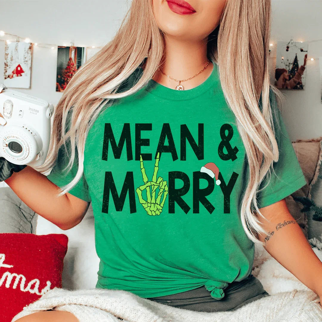 Mean & Merry Tee Peachy Sunday T-Shirt