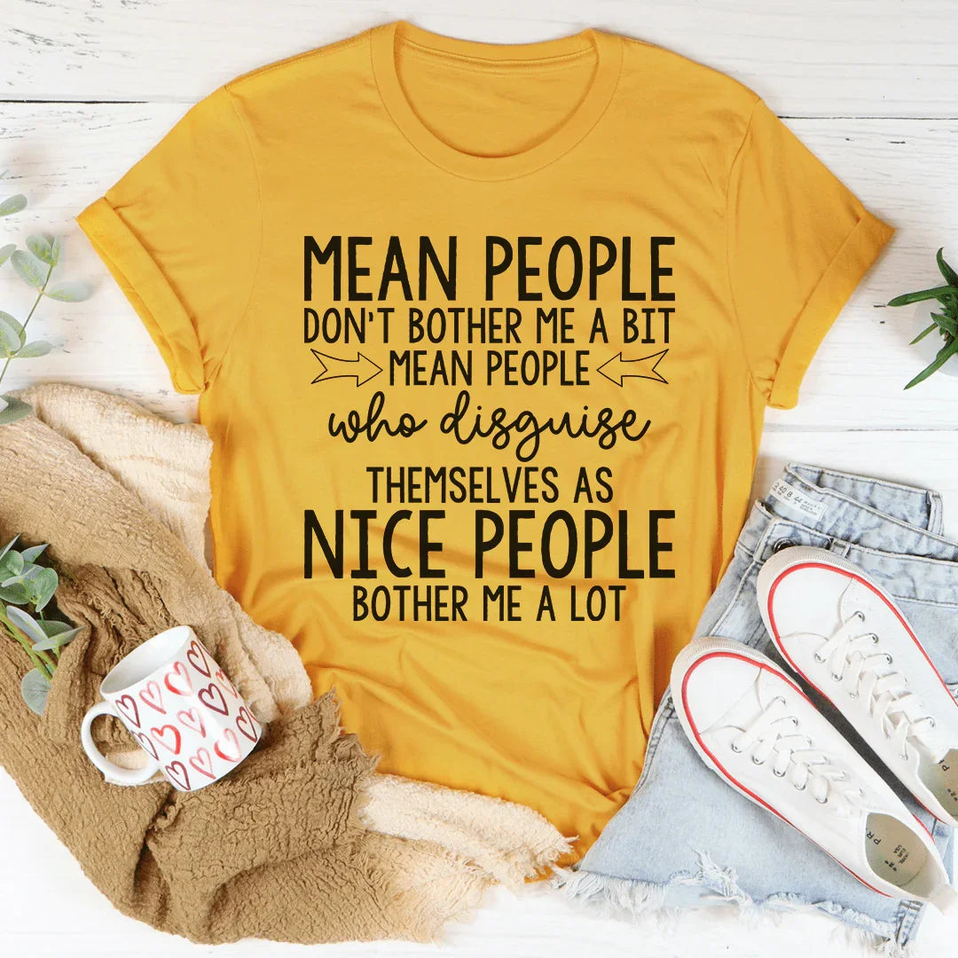 Mean People Tee Mustard / S Peachy Sunday T-Shirt