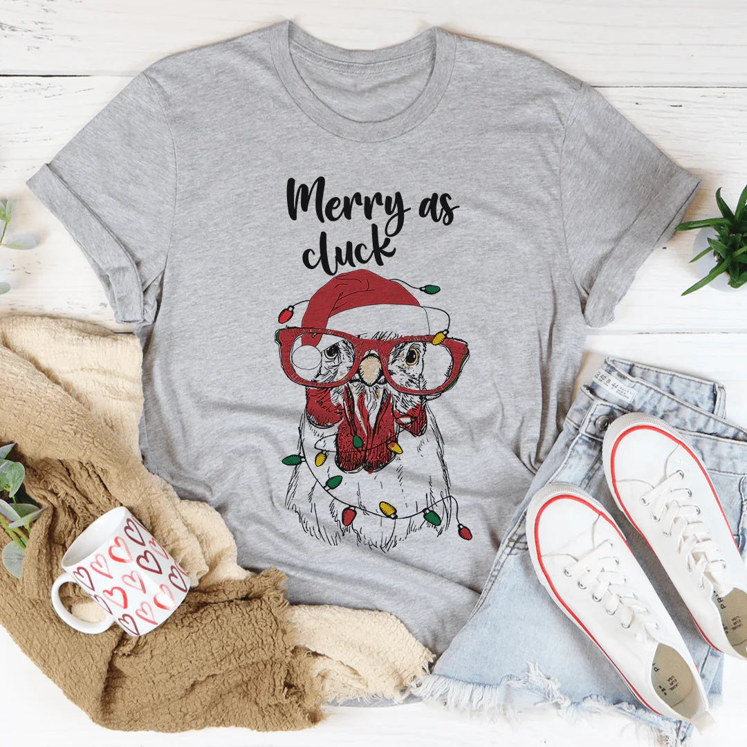 Merry As Cluck Tee Athletic Heather / S Peachy Sunday T-Shirt