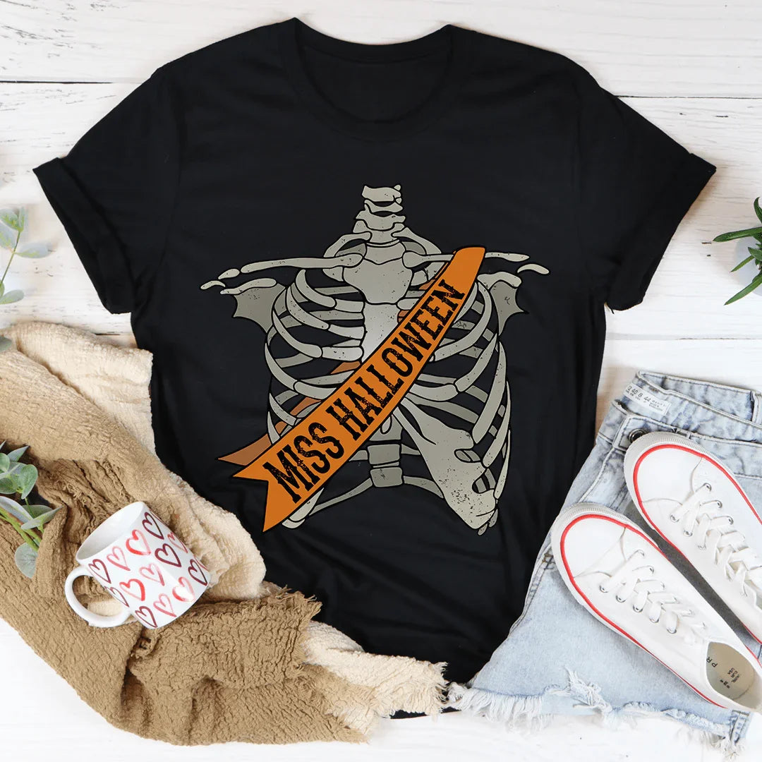 Miss Halloween Tee Black Heather / S Peachy Sunday T-Shirt