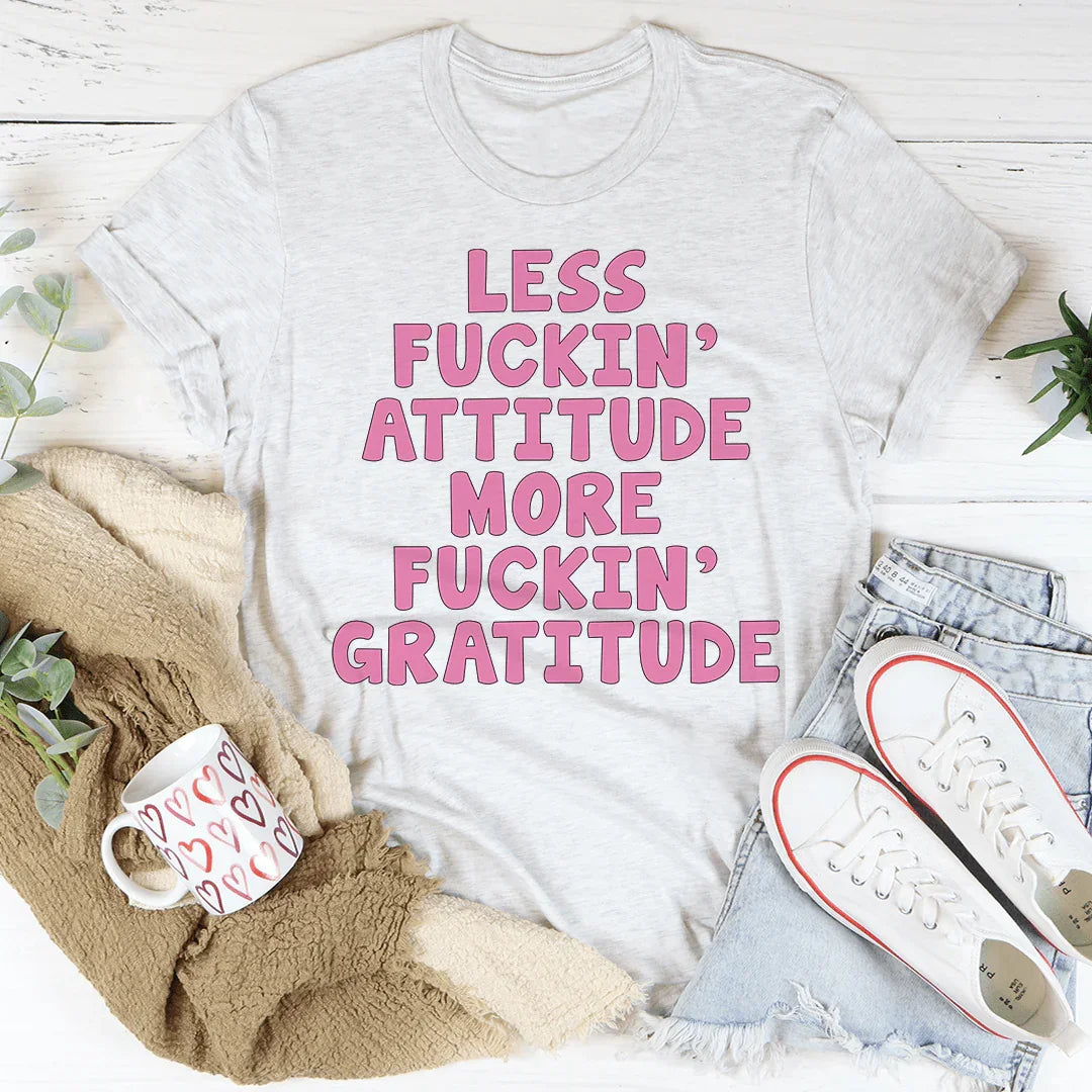 More Gratitude Tee Ash / S Peachy Sunday T-Shirt