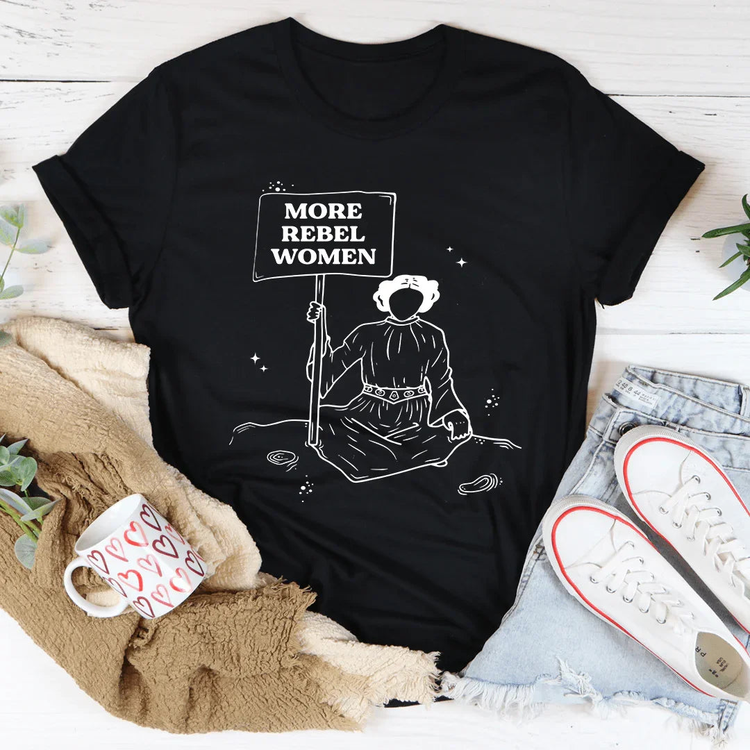 More Rebel Women Tee Black Heather / S Peachy Sunday T-Shirt
