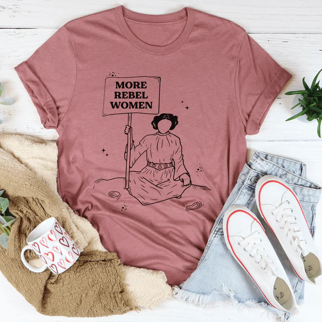 More Rebel Women Tee Mauve / S Peachy Sunday T-Shirt