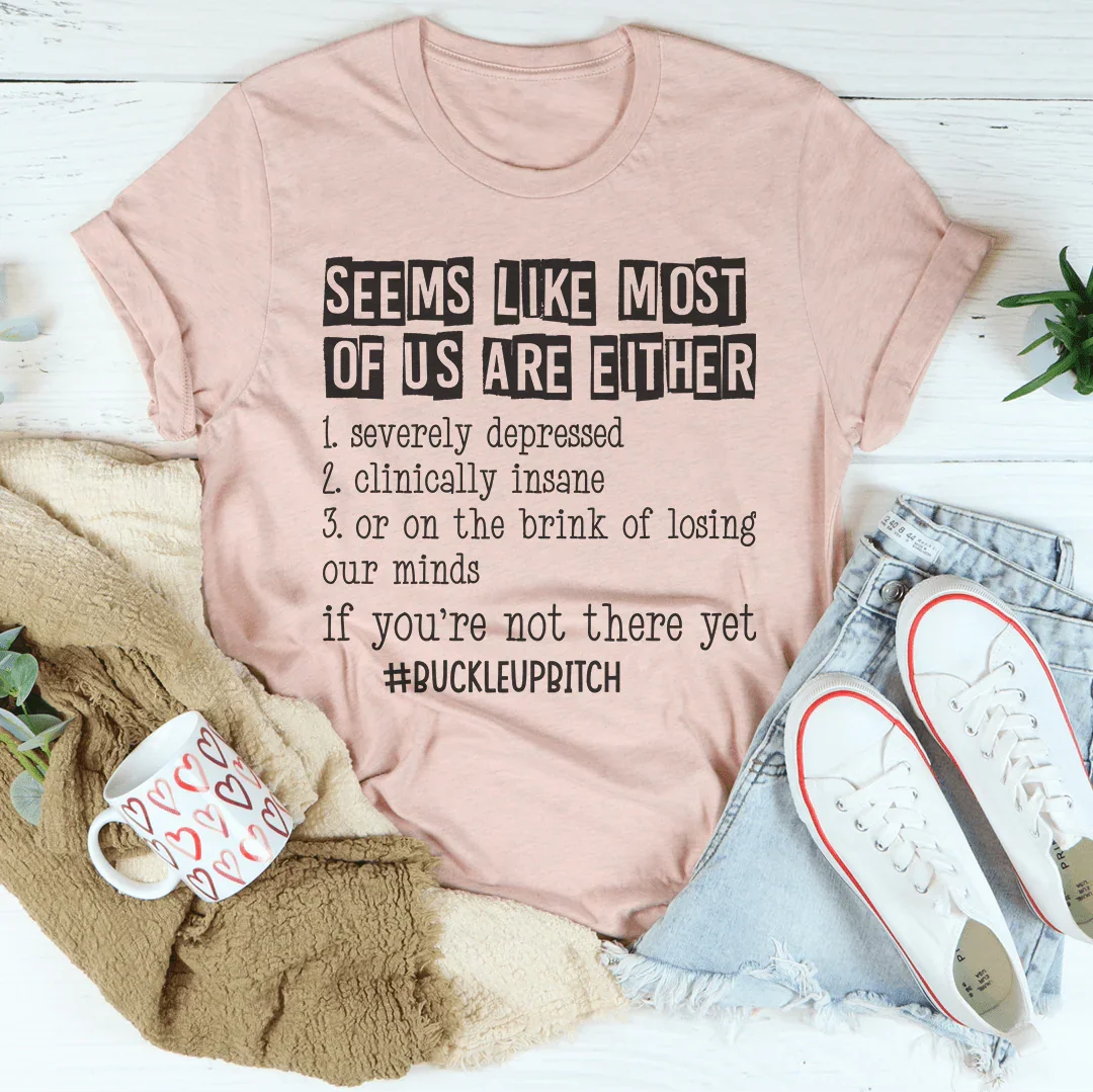 Most Of Us Tee Peachy Sunday T-Shirt