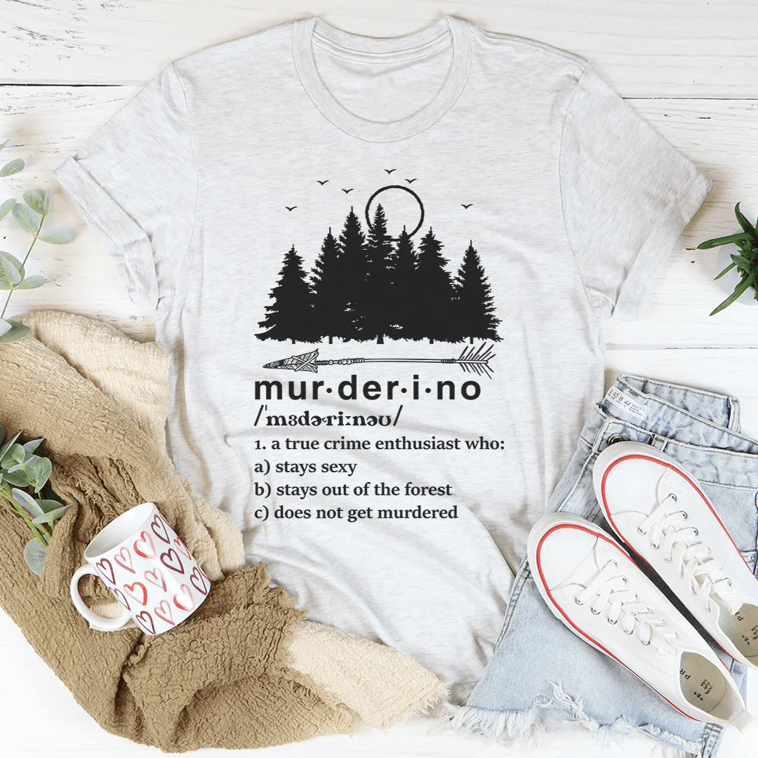 Murderino Noun Tee Ash / S Peachy Sunday T-Shirt
