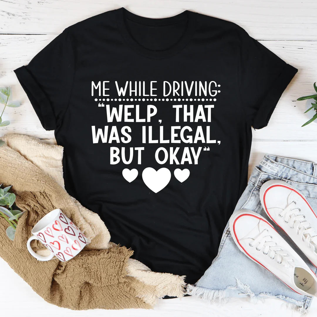 My Driving Tee Black Heather / S Peachy Sunday T-Shirt