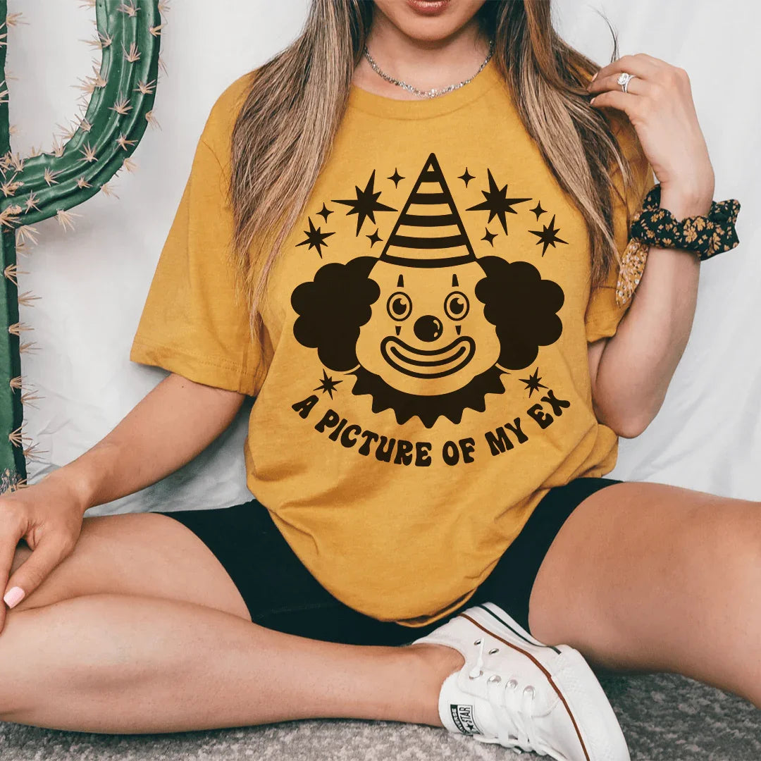 My Ex Clown Tee Mustard / S Peachy Sunday T-Shirt