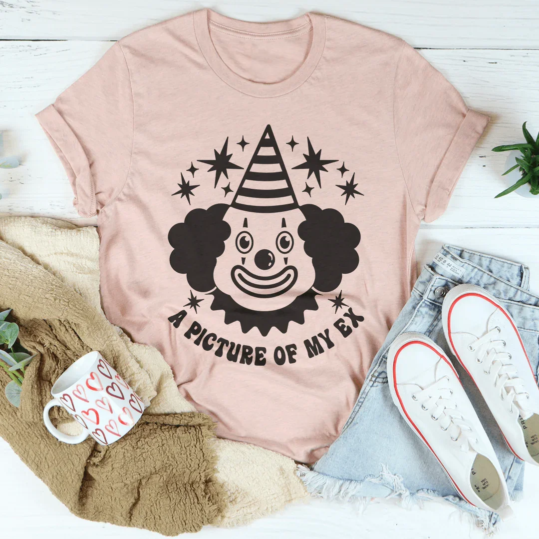 My Ex Clown Tee Peachy Sunday T-Shirt