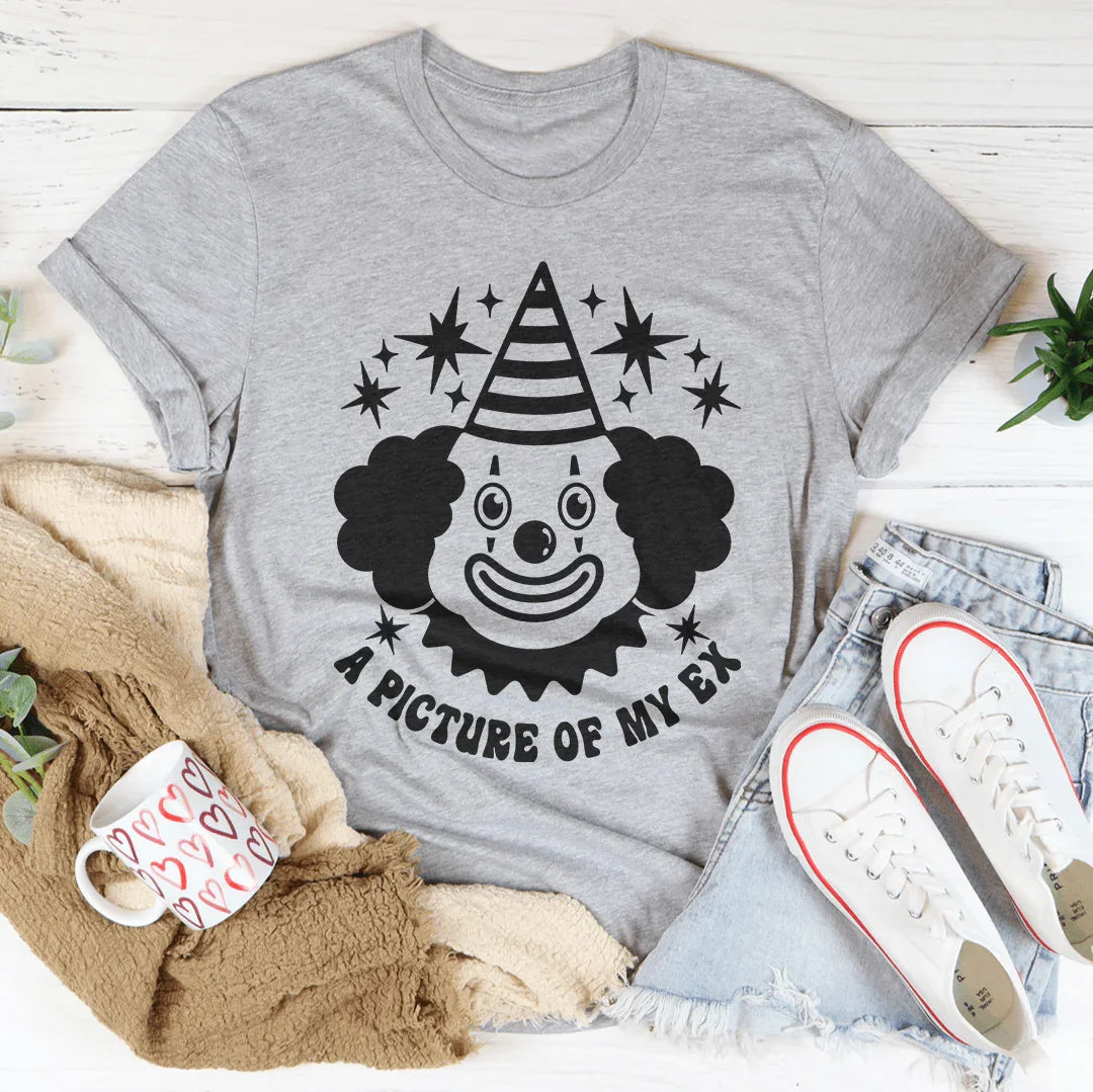 My Ex Clown Tee Peachy Sunday T-Shirt