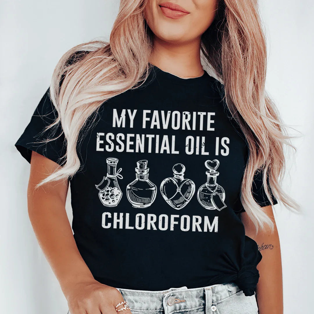 My Favorite Essential Oil Tee Black Heather / S Peachy Sunday T-Shirt