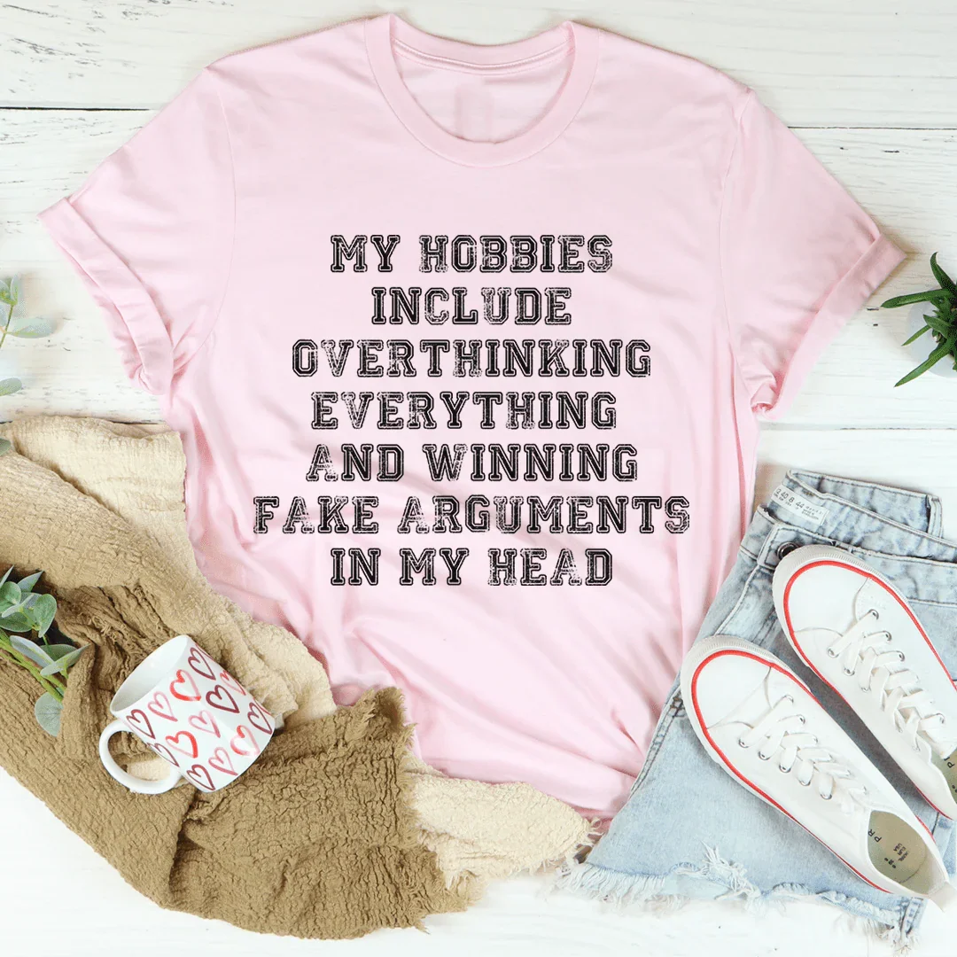 My Hobbies Tee Pink / S Peachy Sunday T-Shirt