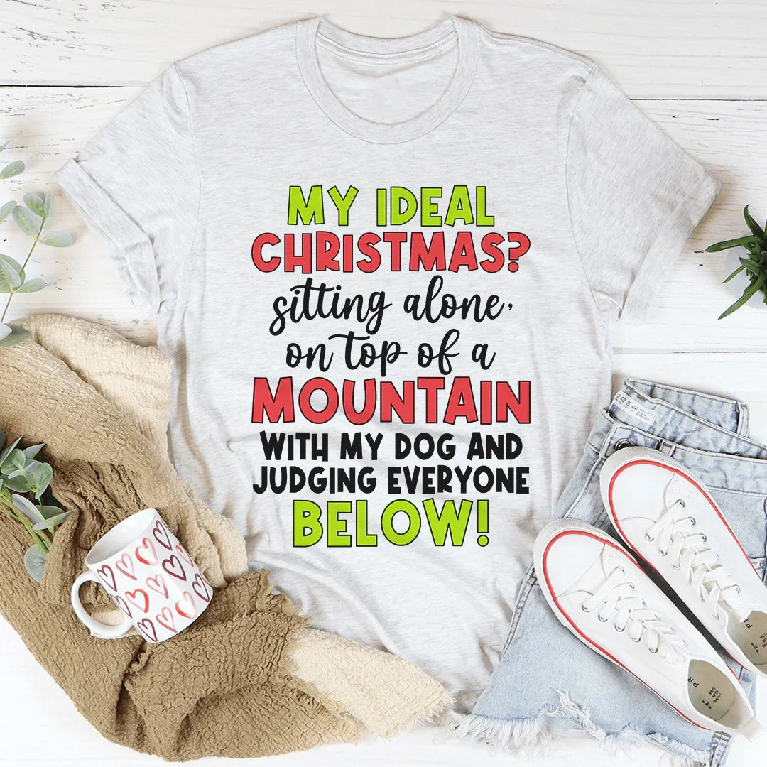 My Ideal Christmas Tee Ash / S Peachy Sunday T-Shirt