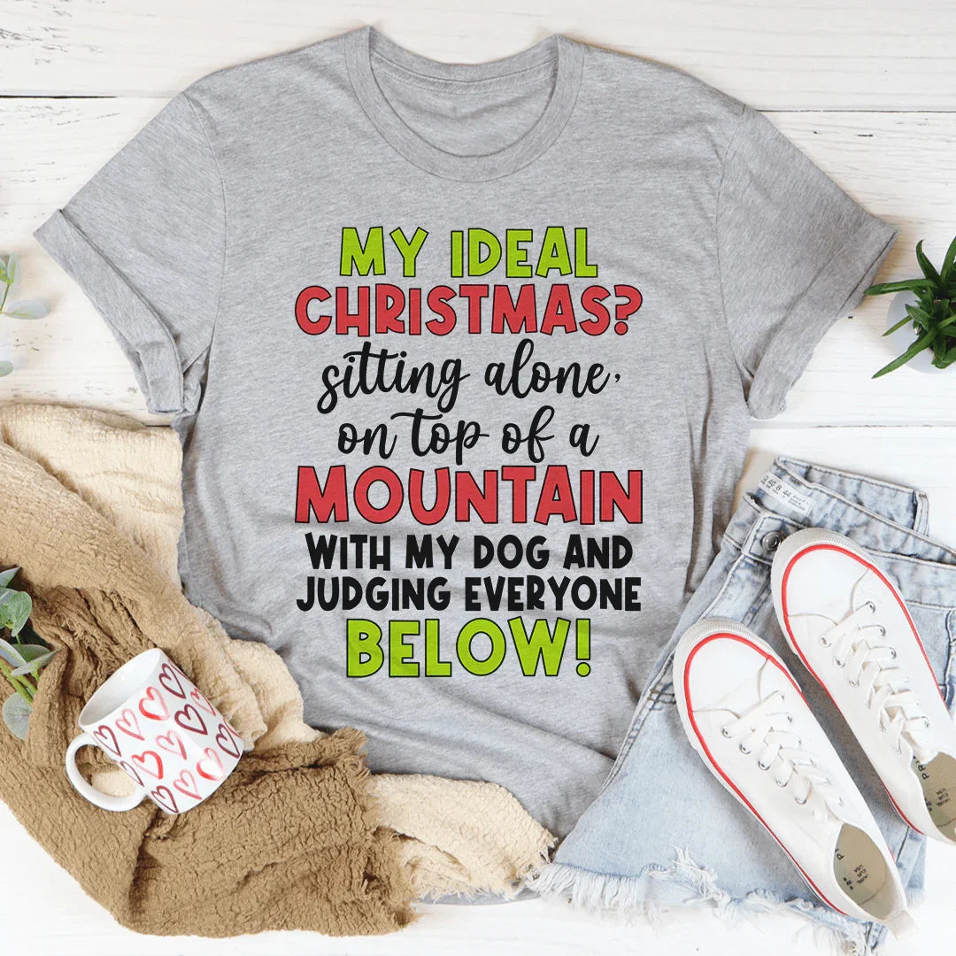 My Ideal Christmas Tee Athletic Heather / S Peachy Sunday T-Shirt