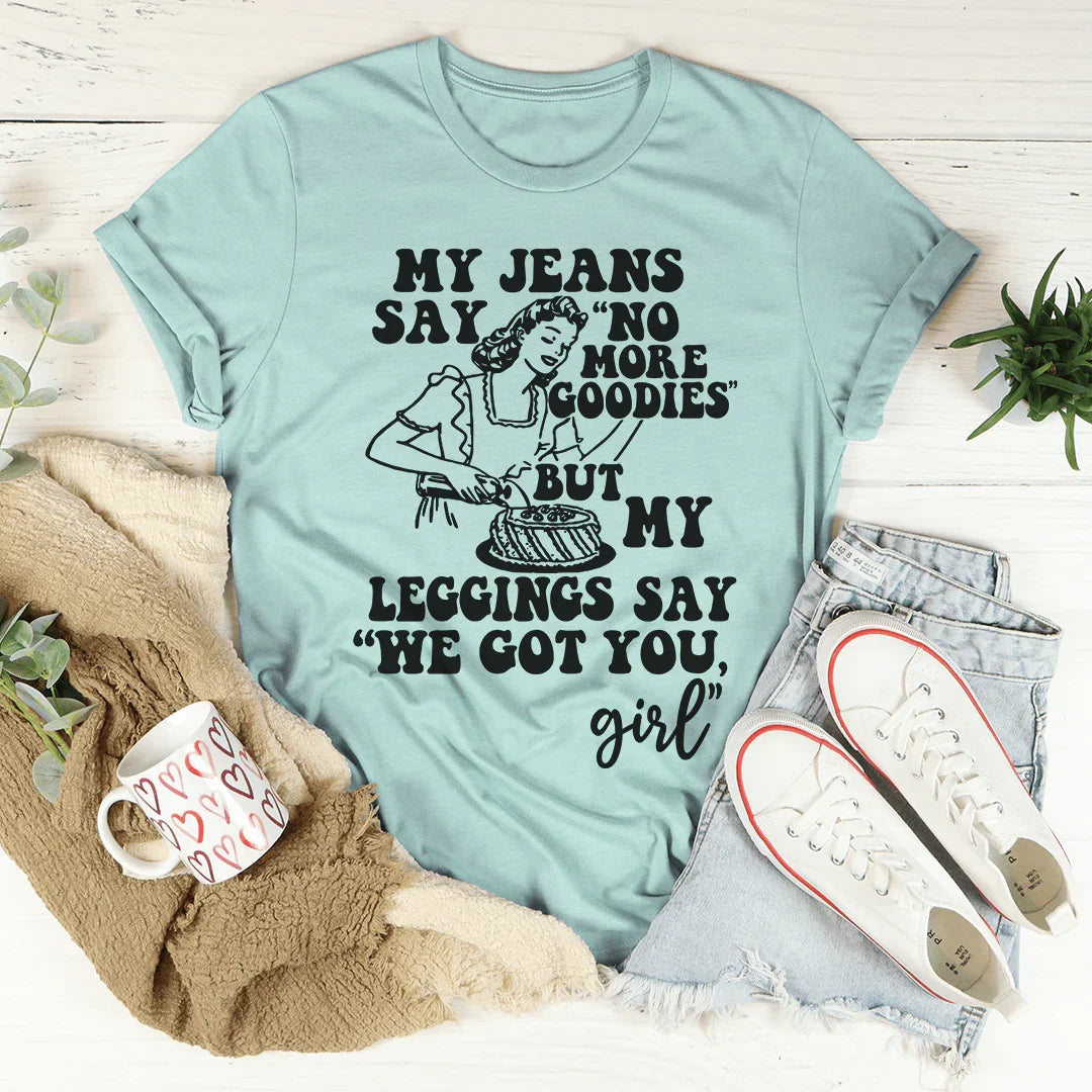 My Jeans Say No More Goodies Tee Heather Prism Dusty Blue / S Peachy Sunday T-Shirt
