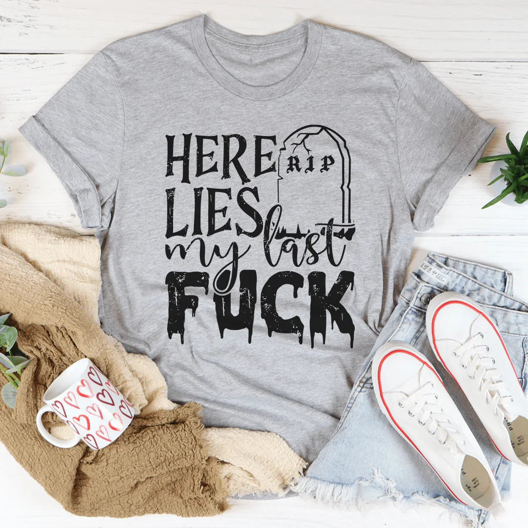 My Last F Tee Athletic Heather / S Peachy Sunday T-Shirt