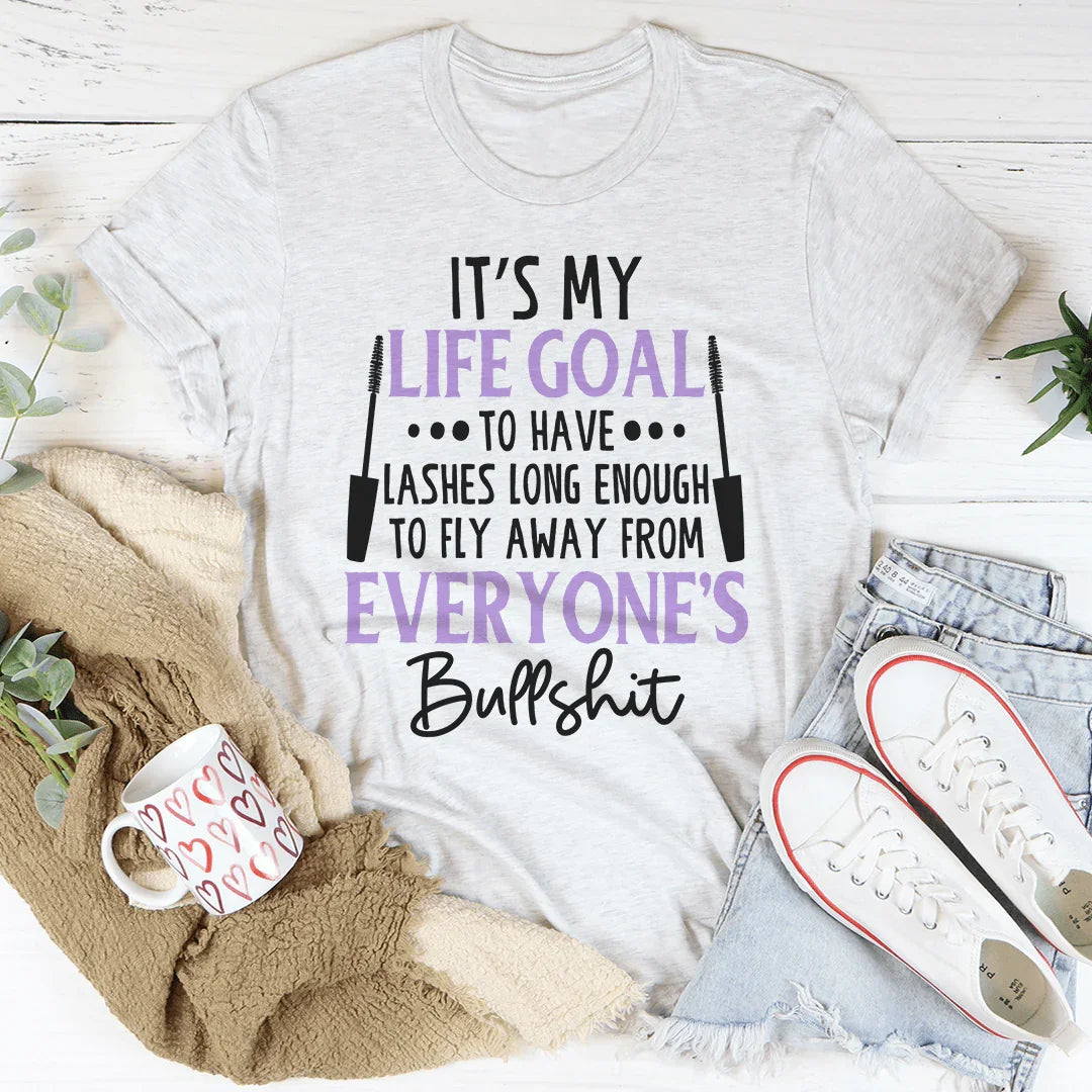 My Life Goal Tee Ash / S Peachy Sunday T-Shirt