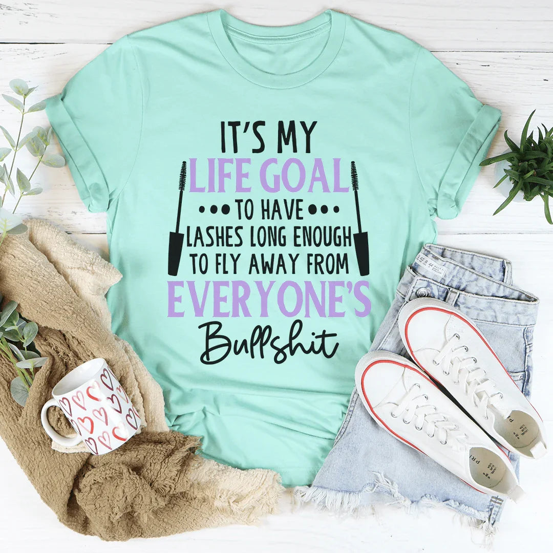 My Life Goal Tee Heather Mint / S Peachy Sunday T-Shirt