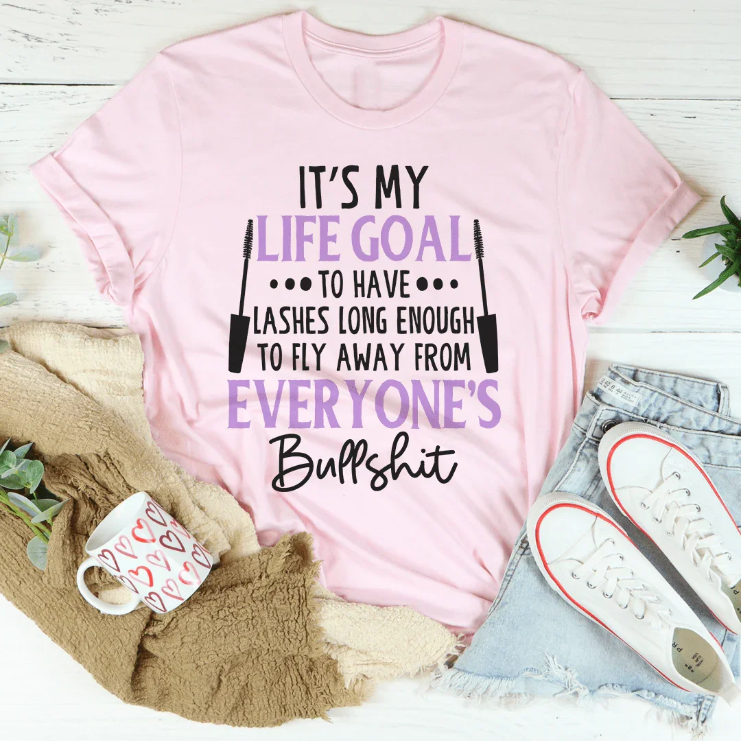 My Life Goal Tee Pink / S Peachy Sunday T-Shirt