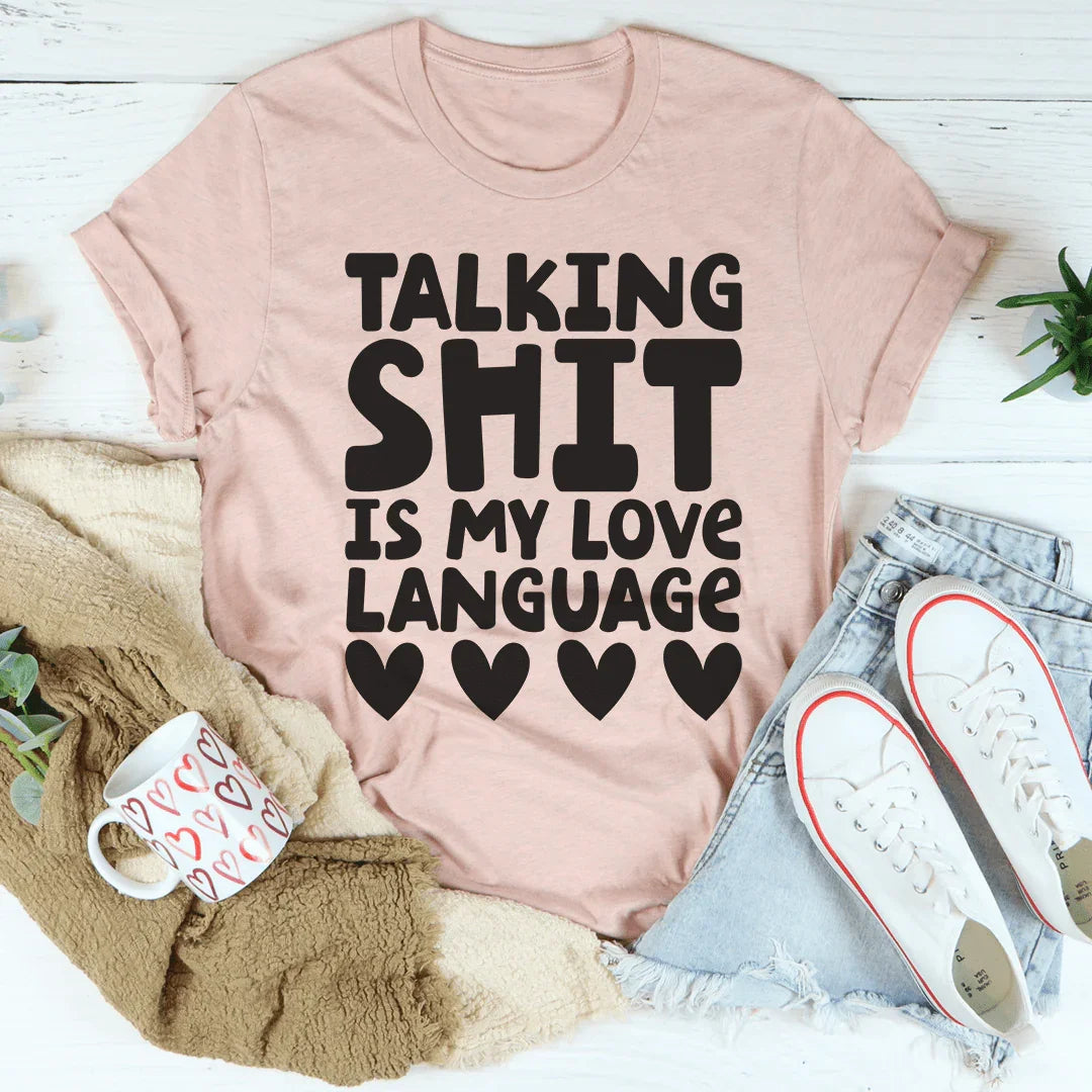 My Love Language Tee Heather Prism Peach / S Peachy Sunday T-Shirt