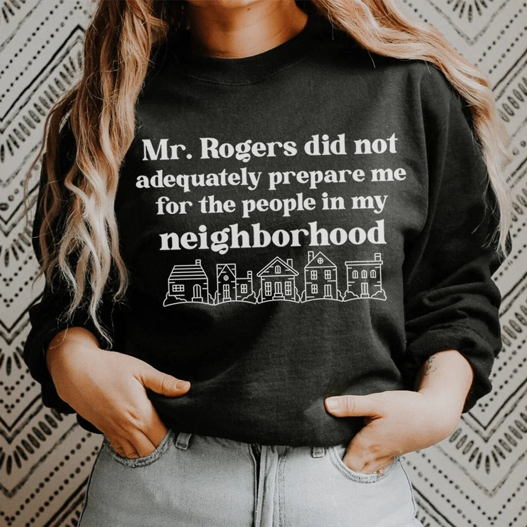 My Neighborhood Sweatshirt Black / S Peachy Sunday T-Shirt
