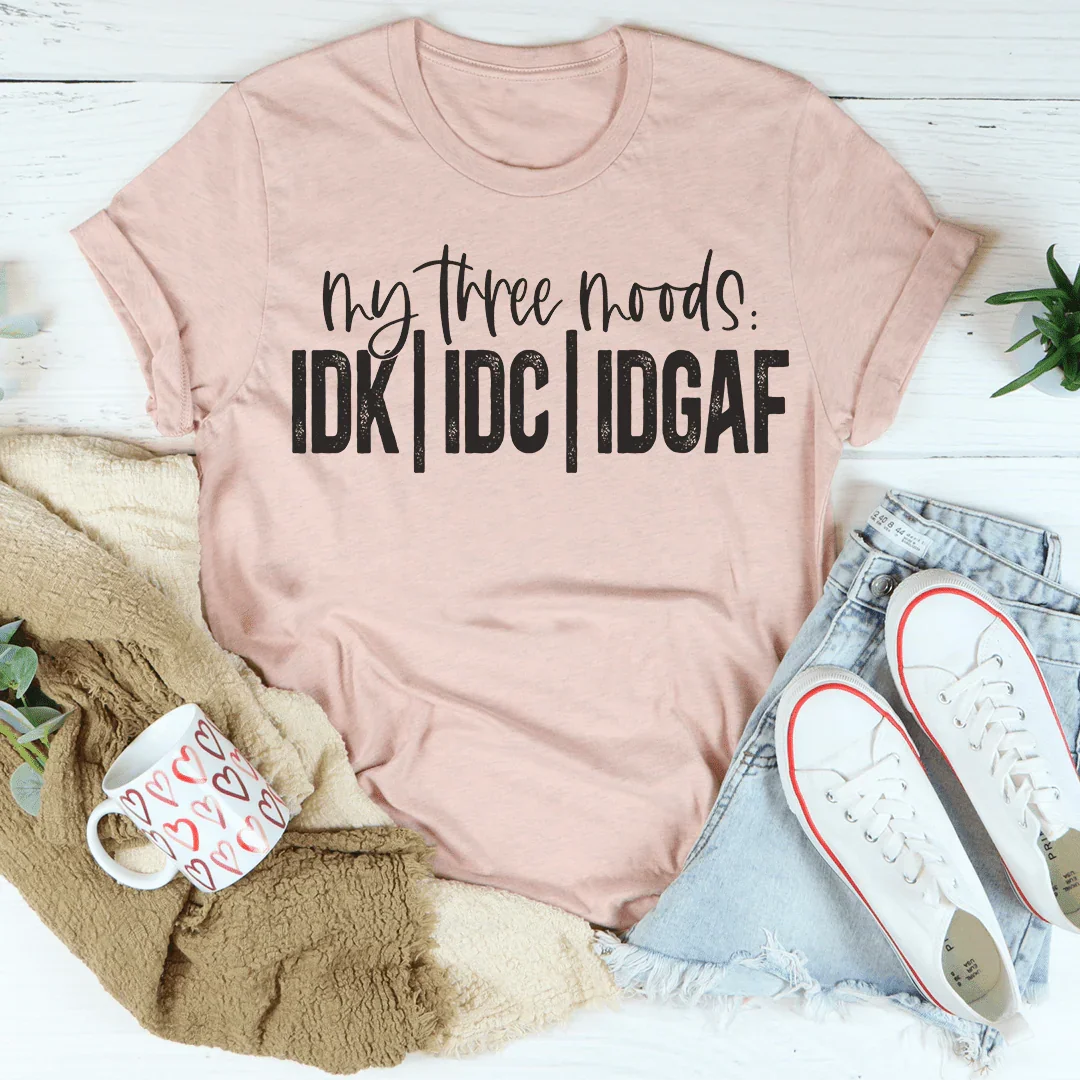 My Three Moods Tee Peachy Sunday T-Shirt