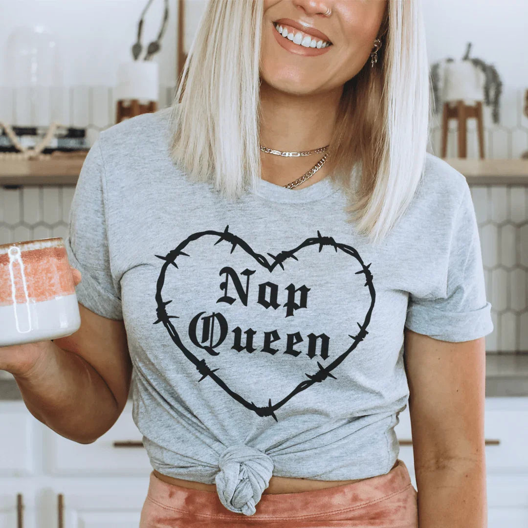 Nap Queen Tee Peachy Sunday T-Shirt