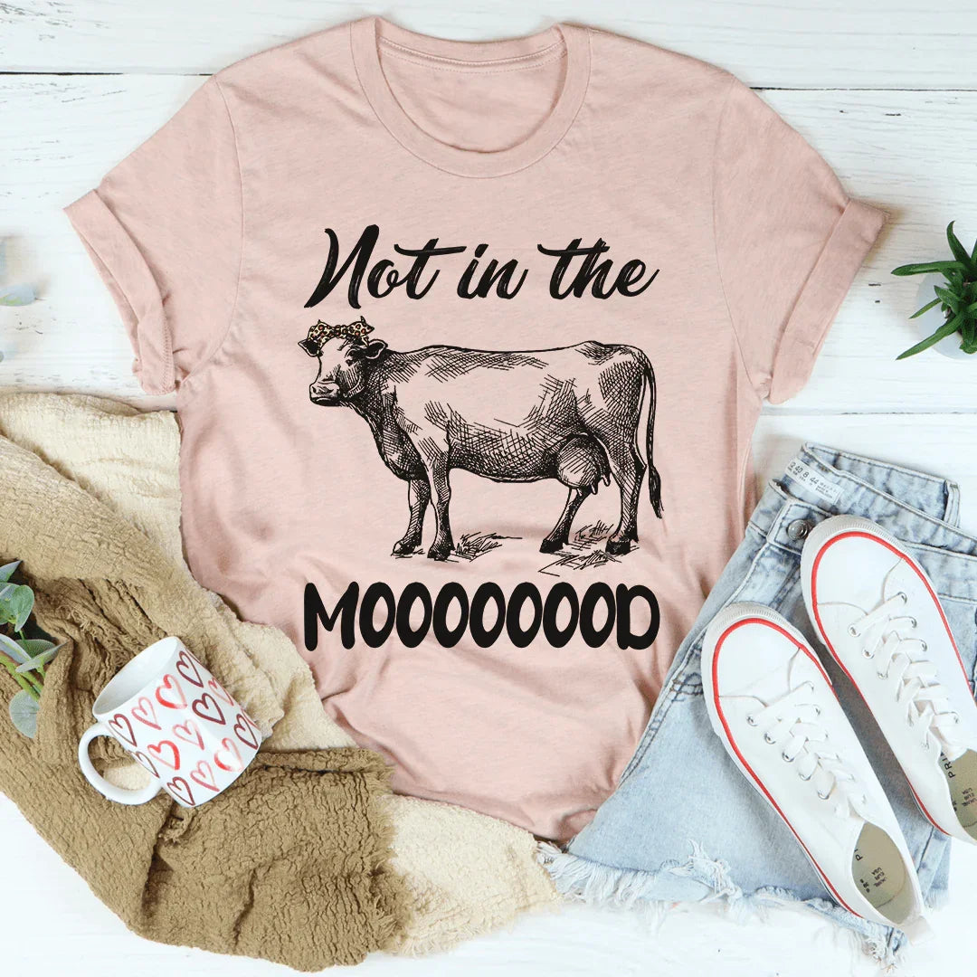 Not In The Mood Tee Heather Prism Peach / S Peachy Sunday T-Shirt