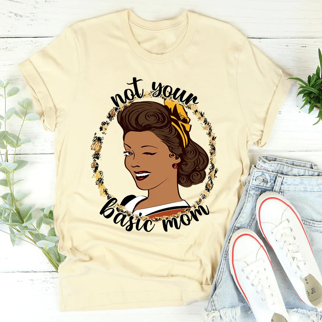 Not Your Basic Mom Tee Heather Dust / S Peachy Sunday T-Shirt