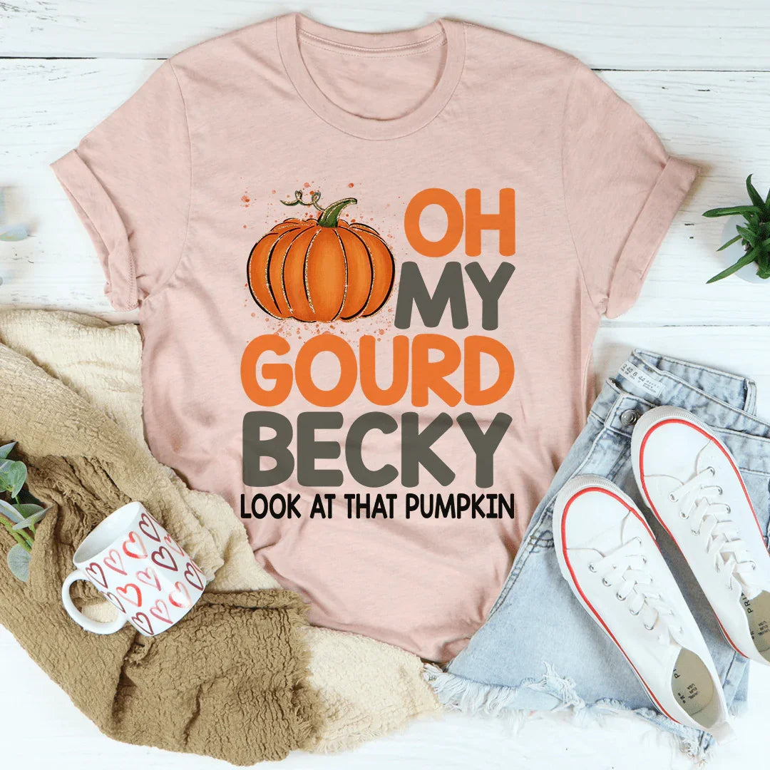 Oh My Gourd Becky Tee Heather Prism Peach / S Peachy Sunday T-Shirt