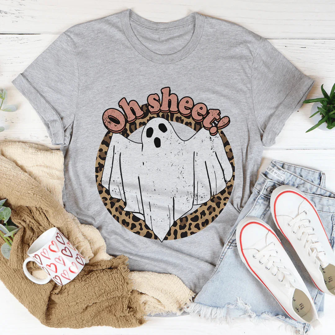 Oh Sheet Ghost Tee Athletic Heather / S Peachy Sunday T-Shirt