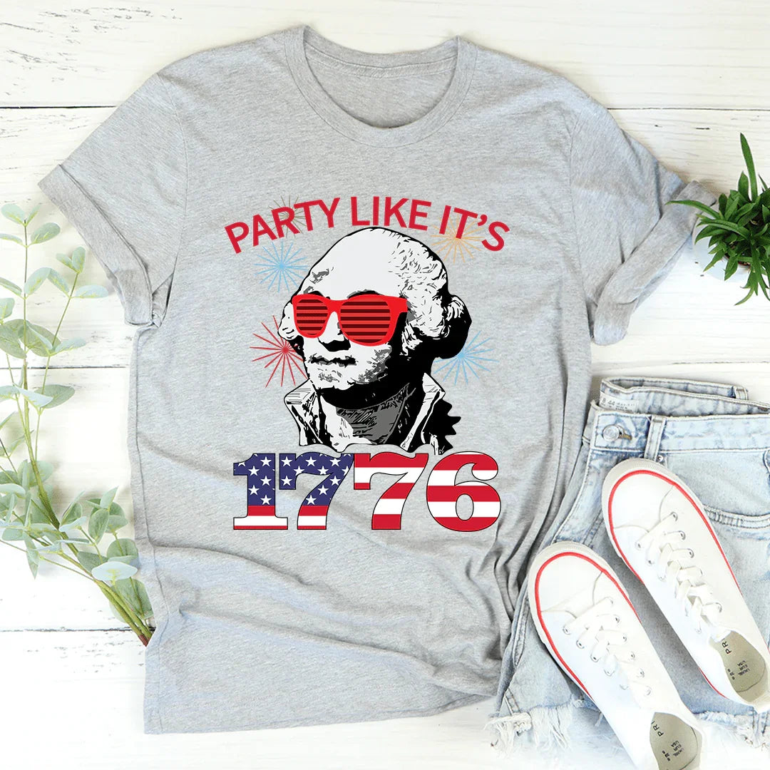 Party Like It's 1776 Tee Athletic Heather / S Peachy Sunday T-Shirt