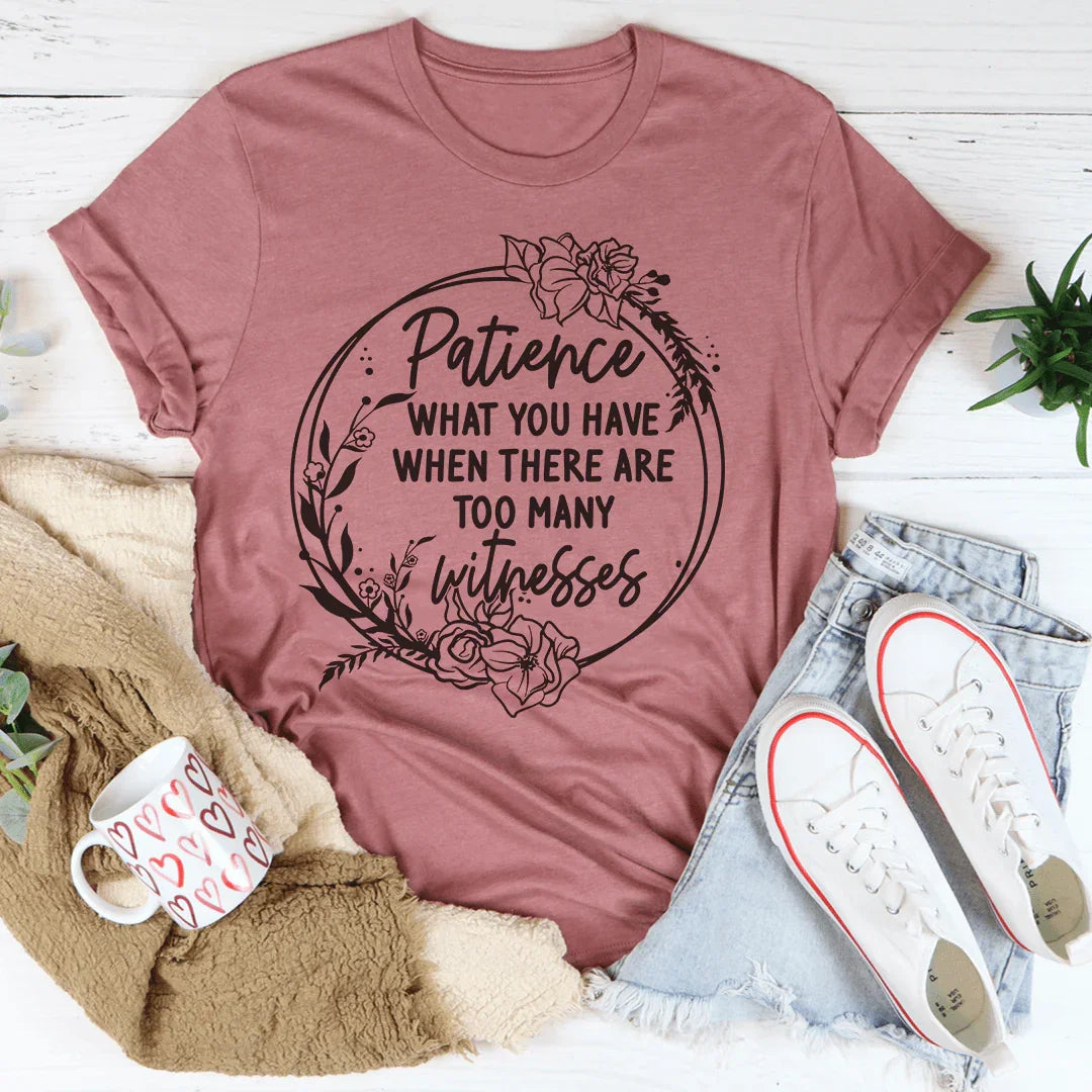 Patience Tee Mauve / S Peachy Sunday T-Shirt