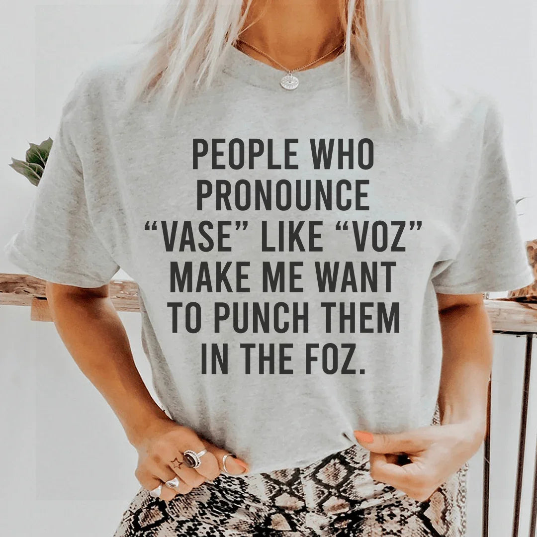 People Who Pronounce Vase Like Voz Tee Athletic Heather / S Peachy Sunday T-Shirt