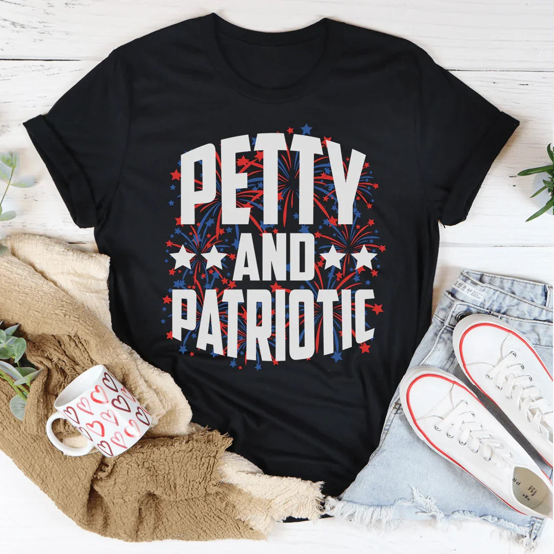 Petty And Patriotic Tee Peachy Sunday T-Shirt