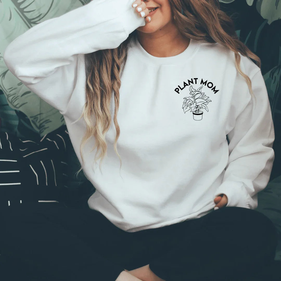 Plant Mom Sweatshirt White / S Peachy Sunday T-Shirt
