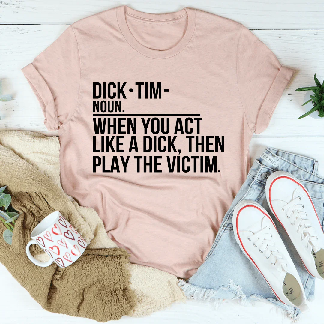 Play The Victim Tee Heather Prism Peach / S Peachy Sunday T-Shirt